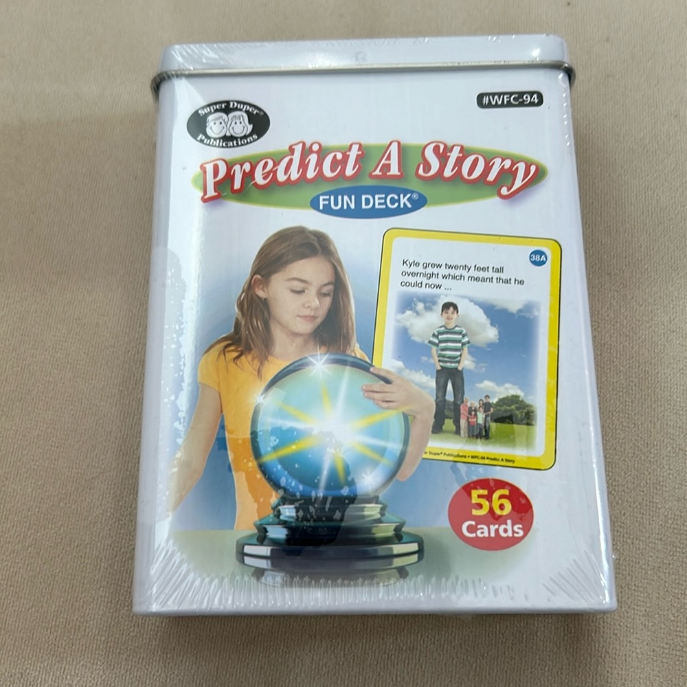 Super Duper Predict a Story Fun Deck-NEW and SEALED. Contains 56 cards